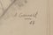 Amador Garrell I Soto, Studie eines Imams, 1947, Bleistift auf Papier, gerahmt 7
