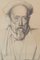 Amador Garrell I Soto, Studie eines Imams, 1947, Bleistift auf Papier, gerahmt 3