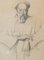 Amador Garrell I Soto, Studie eines Imams, 1947, Bleistift auf Papier, gerahmt 2