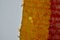 Tappeto Kilim moderno rosso e giallo, Immagine 9