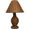 Rattan Wicker Table Lamp, Dutch, 1970s, Image 8