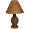 Rattan Wicker Table Lamp, Dutch, 1970s, Image 10