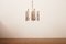 Lampadario Orbit a 9 luci in metallo cromato con pannelli laterali in bachelite color crema di Gaetano Sciolari, anni '60 o '70, Immagine 13