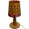 Folk Art Round Matchstick Lamp, Germany, 1978, Image 10