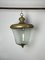 Antique Glass Garden Hanging Lamp, France, 1890s 2