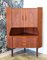 Teak Corner Cabinet with Bar from Omann Jun, Denmark 1