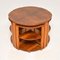 Art Deco Walnut Nesting Coffee Table, 1930s, Set of 3, Image 1