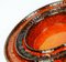 Mid-Century Fat Lava Model 0510-30 Bowl in Bright Orange and Black Ceramic from Carstens Tönnieshof 3