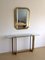 Modernist Brass & Glass Console Table & Mirror. 1970s, Set of 2 12