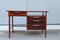 Italian Mahogany Desk by Vittorio Dassi, 1950s, Image 14