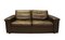Modern Brown Leather Two Seat Sofa attributed to Eilersen, 1970s, Image 1