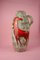 Large Fat Lava Floor Vase with Red Horse from Scheurich West Germany, 1960 10