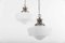 Large Church Opaline Pendant Lamp from Britalux, 1920s, Image 7