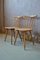Sedie da pranzo in legno, Scandinavia, anni '50, set di 2, Immagine 2