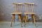 Scandinavian Wooden Dining Chairs, 1950s, Set of 2 1