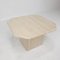 Table Basse en Travertin, Italie, 1980s 6