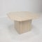 Italian Travertine Coffee Table, 1980s 8