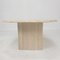 Italian Travertine Coffee Table, 1980s 9