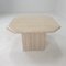 Italian Travertine Coffee Table, 1980s 2