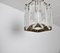 Swedish Crystal Ceiling Light by Wiktor Berndt for Flygsfors, 1950s, Image 7