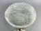 Mid-Century Flush Mount Ceiling Lamp in Ice Glass from Kaiser, Image 2