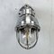 Italian Cast Aluminum Flameproof Cantilever Wall Sconce with Cage & Glass, 1985, Image 5