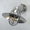 Italian Cast Aluminum Flameproof Cantilever Wall Sconce with Shade & Cage, 1985 14