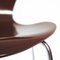 Brown Stackable Butterfly 7 Series 3107 Chairs by Arne Jacobsen for Fritz Hansen, Set of 5 10