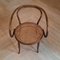 Bentwood & Rattan No. 209 Armchairs from Ligna, 1970s, Set of 4 9