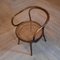 Bentwood & Rattan No. 209 Armchairs from Ligna, 1970s, Set of 4 6