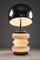 Italian Opal Glass and Chromed Steel Table Lamp, Image 7