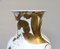 White Gold Porcelain Serenade Floor Vase from Ak Emperor, W. Germany, 1970s 10
