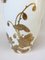 White Gold Porcelain Serenade Floor Vase from Ak Emperor, W. Germany, 1970s 20