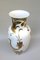 White Gold Porcelain Serenade Floor Vase from Ak Emperor, W. Germany, 1970s 7