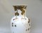 White Gold Porcelain Serenade Floor Vase from Ak Emperor, W. Germany, 1970s 8