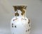 White Gold Porcelain Serenade Floor Vase from Ak Emperor, W. Germany, 1970s, Image 8