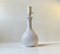 Danish White Ceramic Fluted Table Lamp by Einar Johansen for Søholm 4