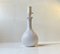 Danish White Ceramic Fluted Table Lamp by Einar Johansen for Søholm, Image 4