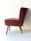 Vintage Red Lounge Chair 4