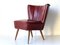 Vintage Red Lounge Chair 1