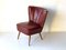 Vintage Red Lounge Chair 3