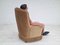 Dänischer Velours Sessel mit Hoher Rückenlehne, 1960er 14