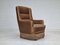 Danish Velour High Back Armchair, 1960s, Image 11