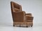 Danish Velour High Back Armchair, 1960s, Image 2