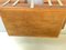 Caja de juegos de madera satinada y ébano marrón de Macassar, años 40, Imagen 11