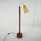 Wood & Brass Floor Lamp, Germany, 1950s 2