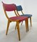 Chaises Vintage Rouges et Bleues, Allemagne, 1960s, Set de 2 4