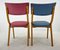 Vintage Red and blue Chairs, Germany, 1960s, Set of 2 5