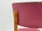 Set of Vintage Red and blue Chairs, Germany, 1960s, Image 8