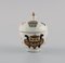 Antique Chinese Porcelain Lidded Jar and Cups, 2000s, Set of 4, Image 4